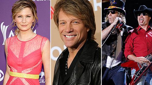 Jennifer Nettles and Big & Rich with Bon Jovi