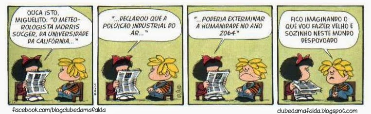 Clube da Mafalda:  Tirinha 734 