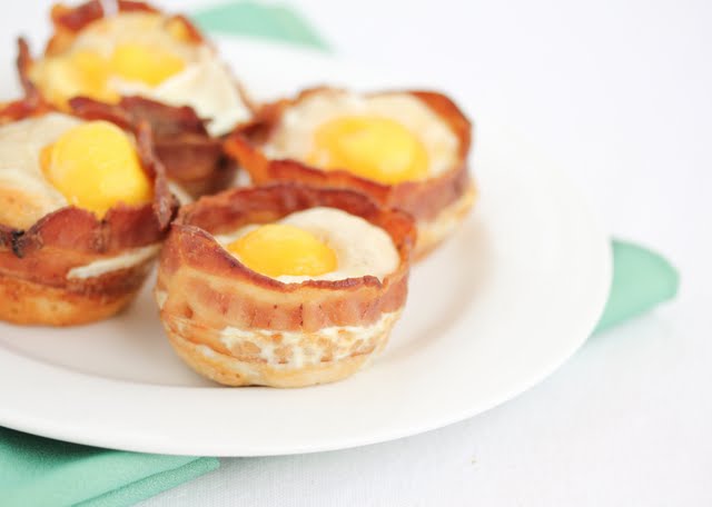 Egg bacon muffinsform