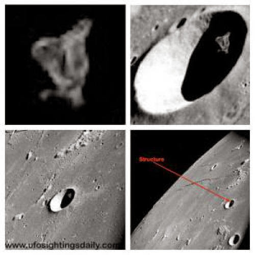 Alien Structure Of Ufo Discovered In Moon Crater Feb 2013