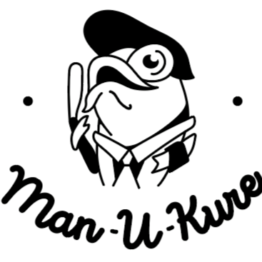 Le barbier MAN-U-Kure logo