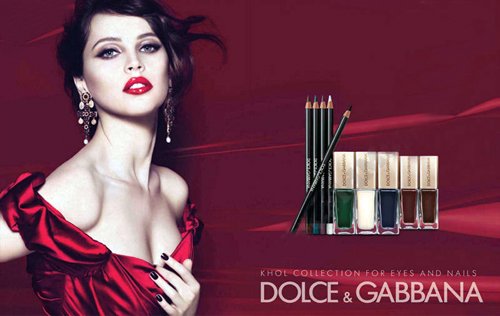 Felicity Jones for Dolce & Gabbana Cosmetics
