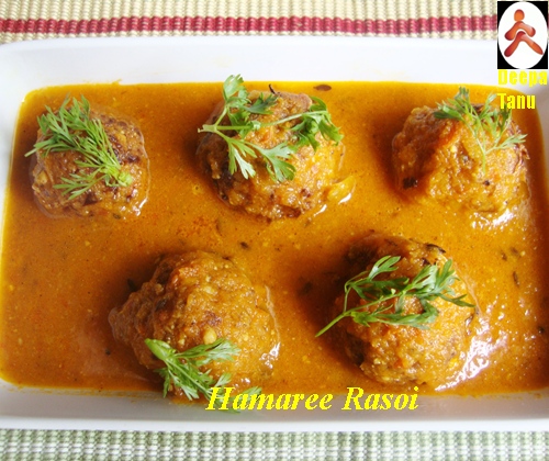 Cabbage Kofta Curry