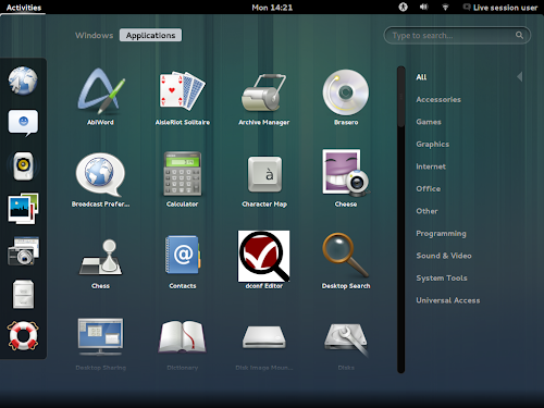 GNOMEbuntu 12.10 panoramica delle attività