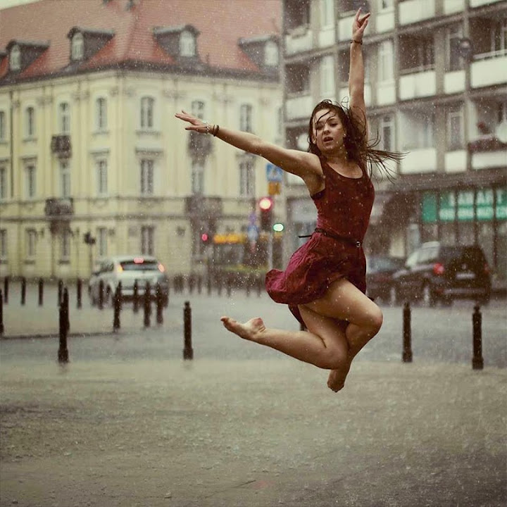 "I hope you like dancing in the rain"