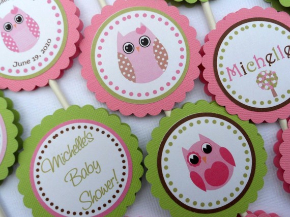 baby cupcake toppers