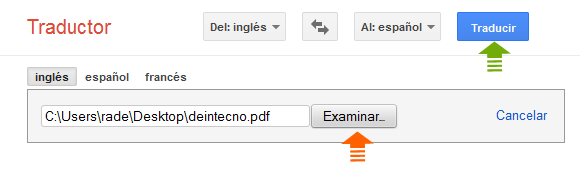 Google Translate: PDF Google Translate: PDF