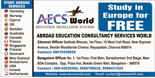 Abroad Education Consultancy Services World, #1, 1st Floor, 21st main, Banashankari 2nd Stage, Near BDA complex, Opp. Pizza Hut, Bengaluru, Karnataka 560070, India, Educational_Consultant, state KA