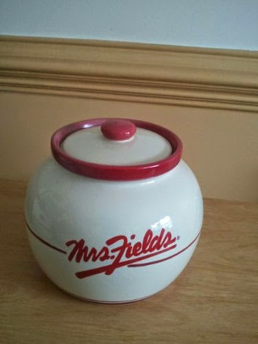  Vintage Mrs. Fields Ceramic Cookie Jar
