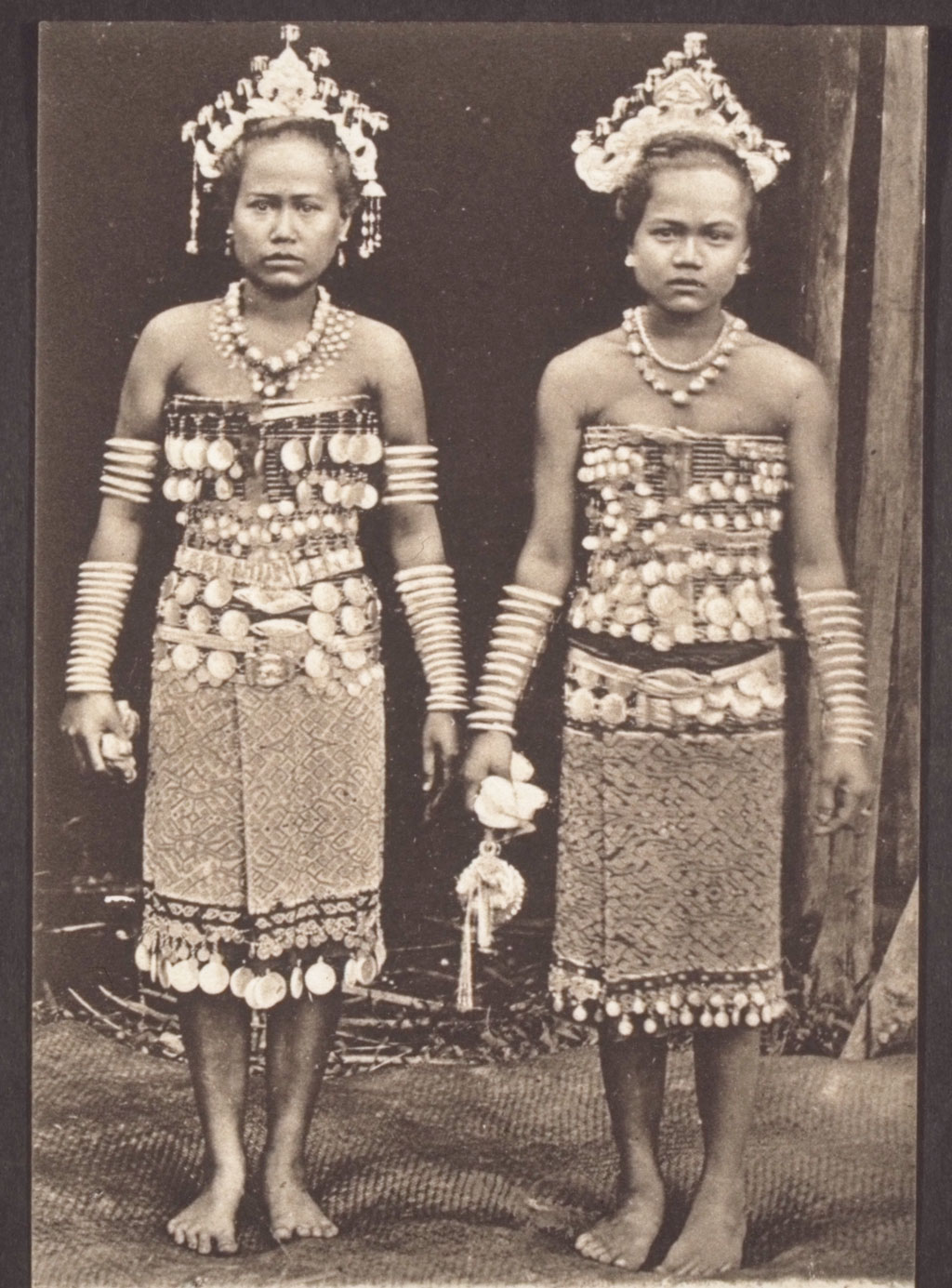  Sea Dayak  Women in Full Costume BM Archives