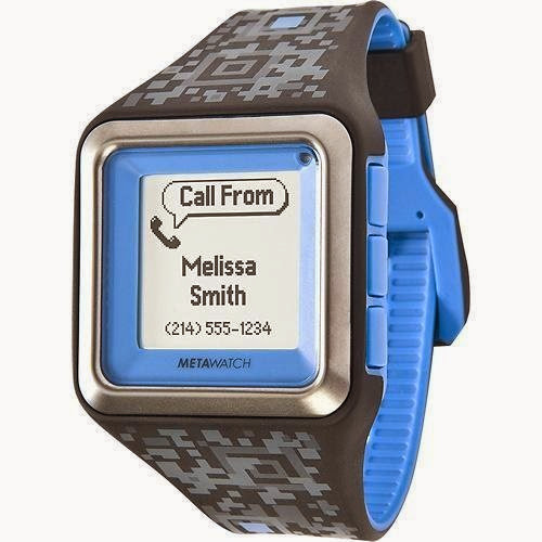  MetaWatch STRATA - Olympian Blue / Camo Smartwatch (MW3004) for iPhone and Android