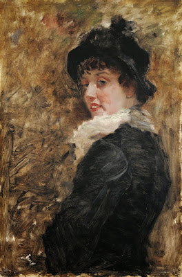 Giuseppe De Nittis - Portrait of Young Woman
