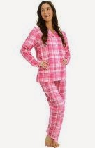 <br />Del Rossa Women's 100% Cotton Long Sleeve Pajama Set with Pj Pants
