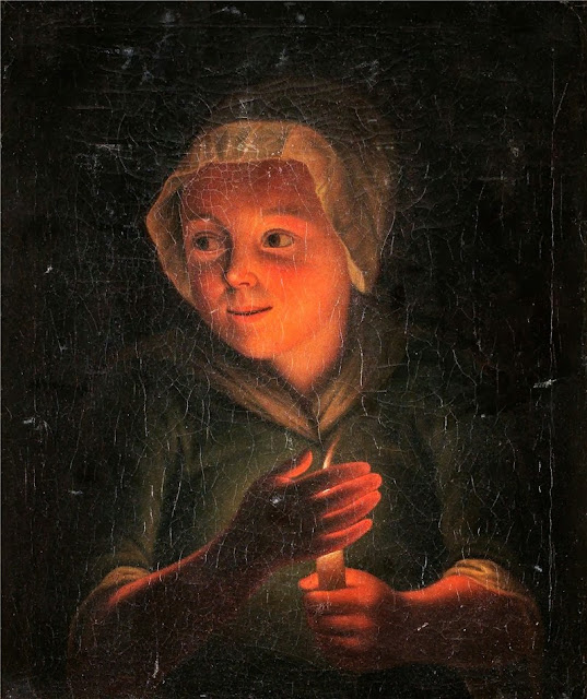 Godfried Schalcken - Girl with a Candle