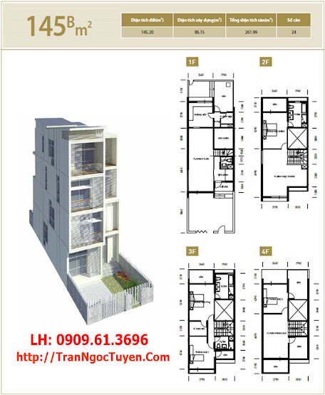 Liền kề Bắc An Khánh giai đoạn 2 - 145Am2 