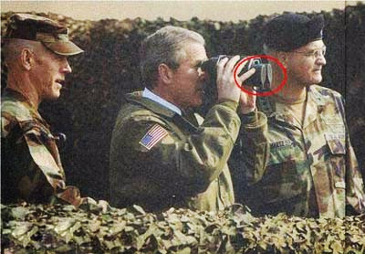 Bush looking in the wrong direction