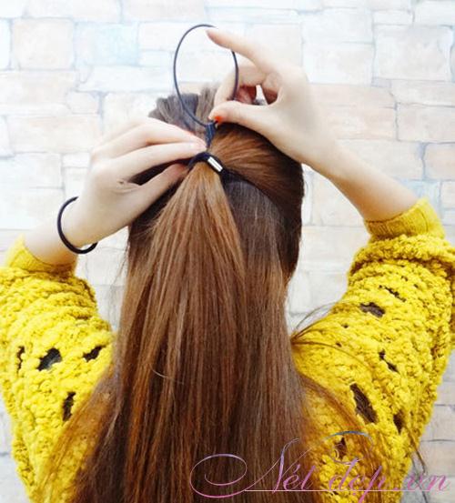 TỰ LÀM, KIỂU TÓC TẾT CUỘN TUYỆT ĐẸP, KIỂU TPCS BỚI KUTE, BỚI TÓC TUỔI TEEN