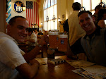Me and Jeff and two huge beers