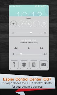 Download Espier Control Center iOS7 Pro apk