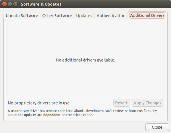 additional driver Hal Yang Dilakukan Setelah Install Ubuntu 14.04 LTS Trusty Tahr