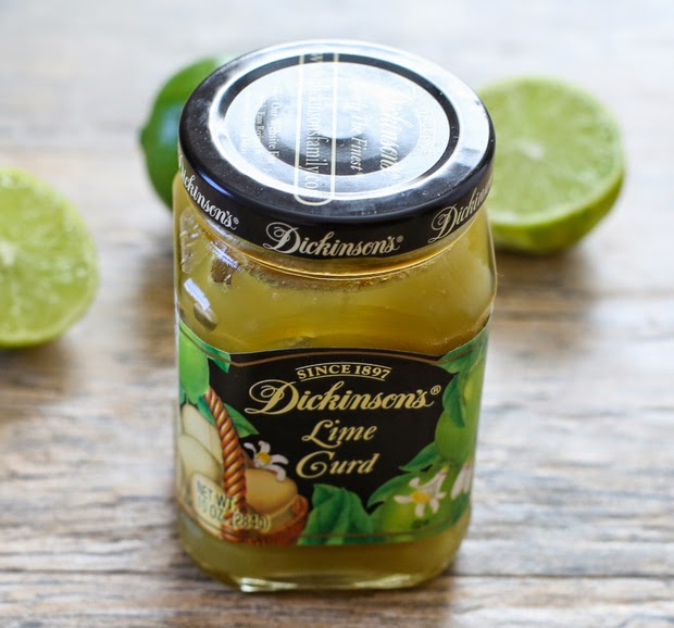 photo of a jar of lime curd