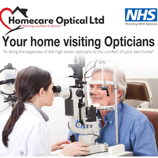 Homecare Optical - Home Visiting mobile opticians - Private & Free NHS home eye tests logo