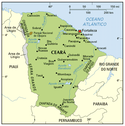Mapa Ceará