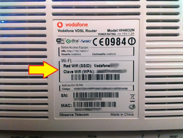 Router VDSL Tecom VH4032N: cómo reiniciar la contraseña del usuario admin