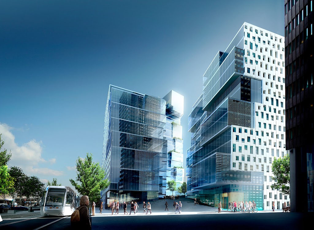 Oslo’s Skyline Gets Three “Crystal Clear” Landmark Towers design by C. F. Møller + Kristin Jarmund Arkitekter