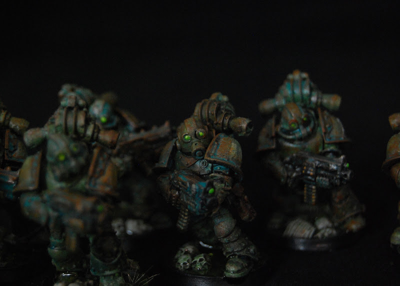 Mariners Blight - A Maritime Inspired Lovecraftian Chaos Marine Army  Blight_Marines_Painted_07