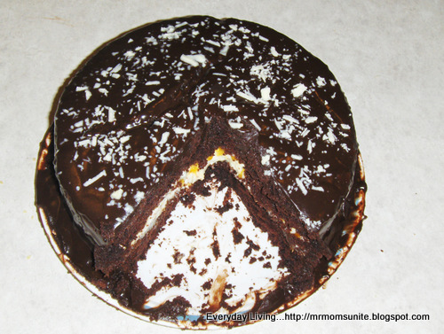 photo of the Chocolate Fudge Cake with Cream Cheese cake