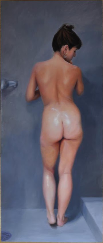 Guiomar Álvarez de Toledo pintura en óleo Desnudo