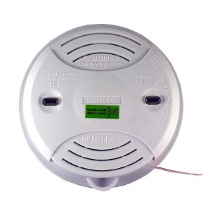  Universal Security Instruments SS-2895 120-Volt AC/DC Wired-In Photoelectric Smoke and Fire Alarm
