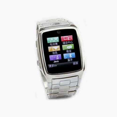  2013 New style Fashion All steel Wristwatch T810 Smart watch Smallest Ultrathin Camera mobile phone Waterproof Genuine
