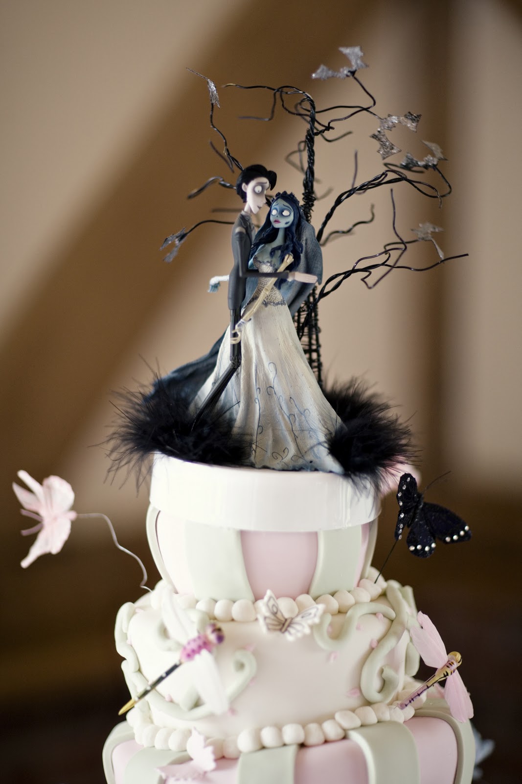 corpse bride wedding cake