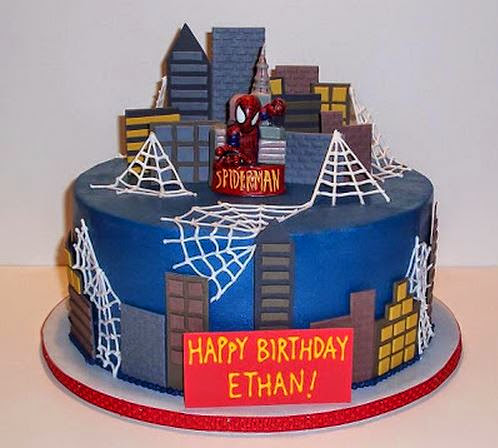 Spiderman Birthday Cakes