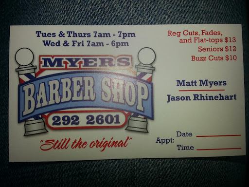 Barber Shop «Myers Barber Shop», reviews and photos, 24 W Canal St, Dover, PA 17315, USA