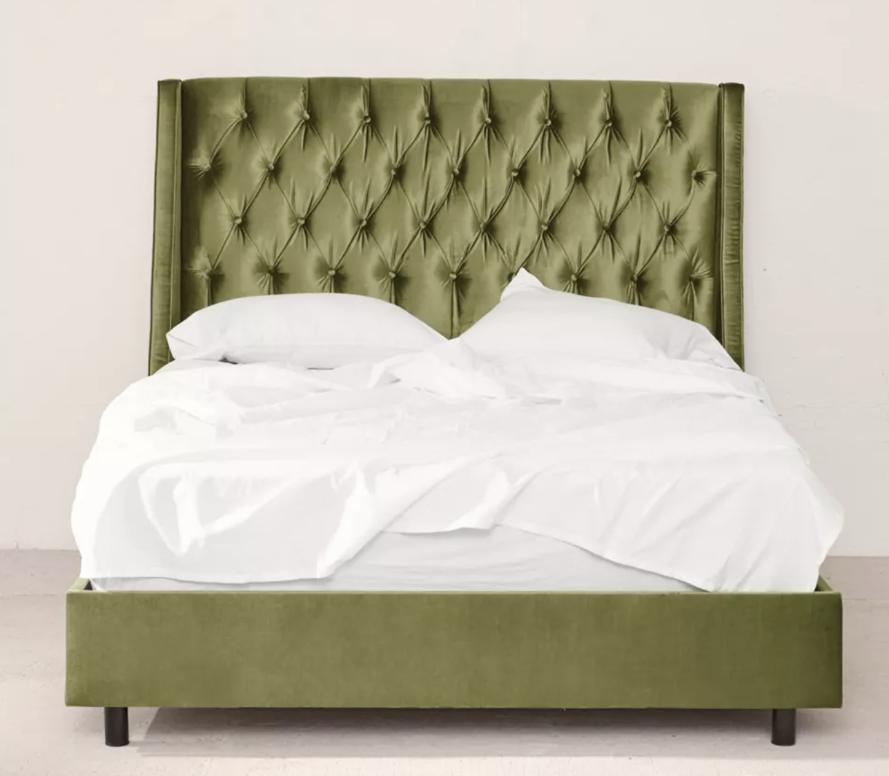 velvet bed frame