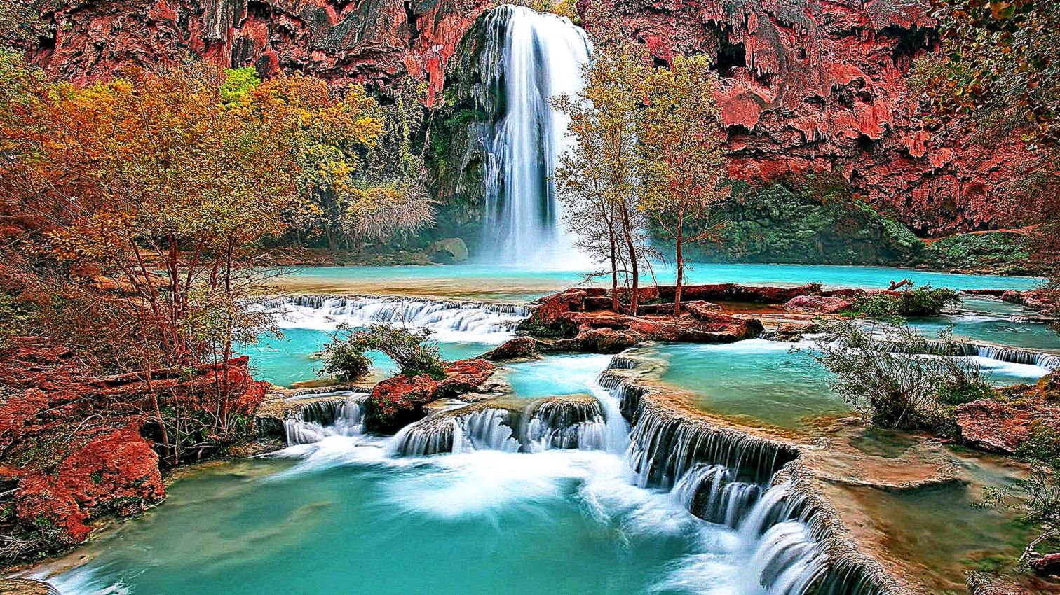 Beautiful Waterfall Screensavers Wallpaper  Best Free HD Wallpaper