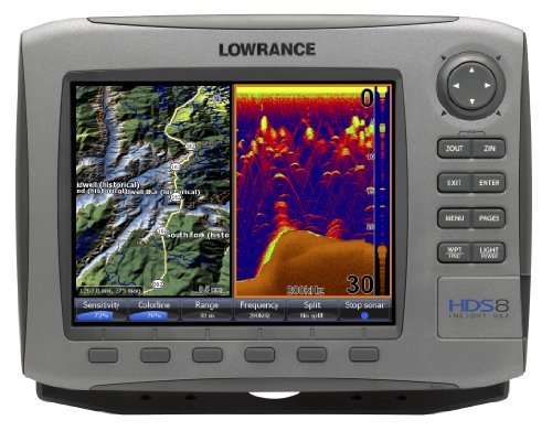 Lowrance HDS-8 8-Inch Waterproof Marine GPS and Chartplotter (Insight USA Maps)