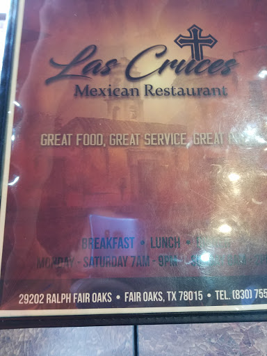 Restaurant «Las Cruces Mexican Restaurant», reviews and photos, 29202 Ralph Fair Rd, Fair Oaks Ranch, TX 78015, USA
