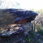 Rock outcrop on the Willunga track (156388)