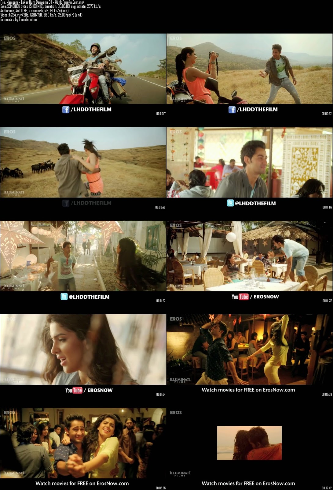 Mediafire Resumable Download Link For Video Song Maaloom - Lekar Hum Deewana Dil (2014)
