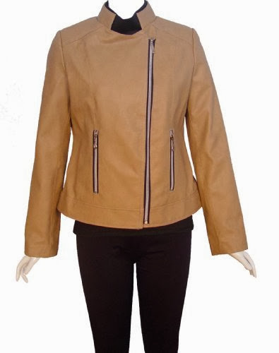 Nettailor FREE tailoring Women PLUS SIZE 4064 REAL FUR LINED Leather Moto Jacket