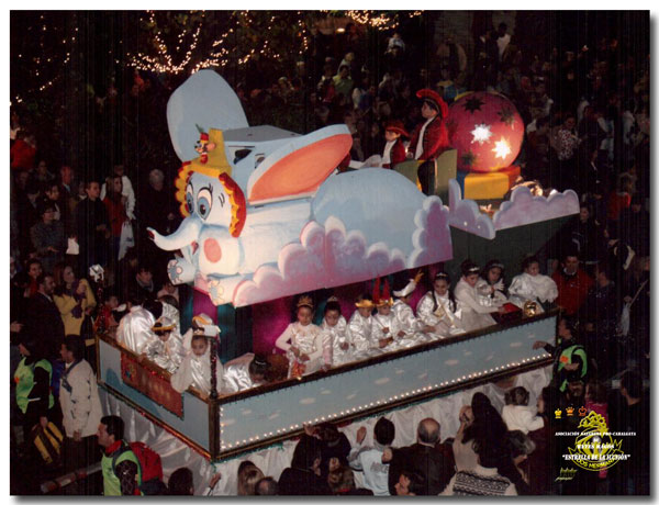 Boceto de la carroza Dumbo