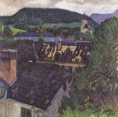 Koloman Moser - Blick auf Payerbach - 1908
