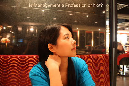 management as a profession or not