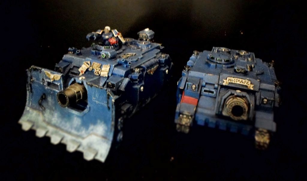 [Ultramarines / Space Wolves (Bran Redmaw company), et bien d'autres] Collection Vindicator+Spearhead+%25281%2529