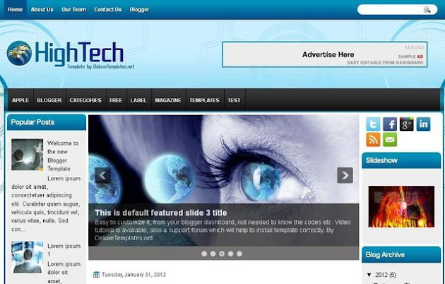 HignTech Blogger Template HignTech Blogger Template