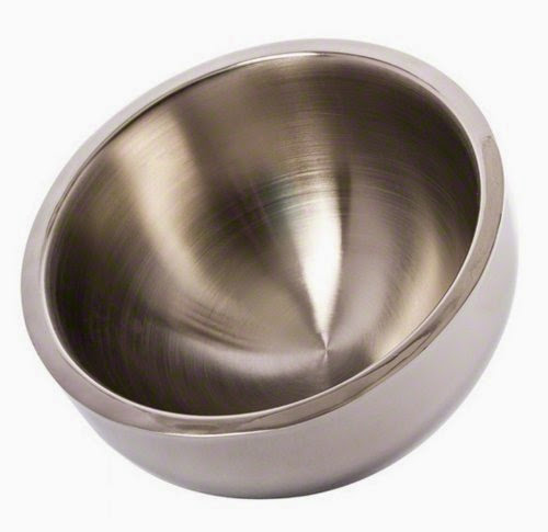  American Metalcraft AB12 Stainless Steel Double Angle Insulated Bowl, 108-Ounce